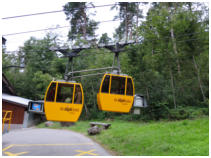 Auffahrt mit der lpli-Bahn