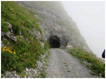 Der Weg fhrt durch zwei Tunnel