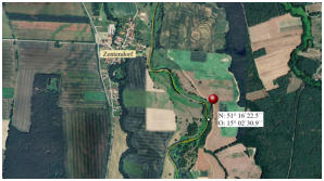 Von Zentendorf bis zum stlichsten Punkt Deutschlands sind es ca. 1 km Fuweg