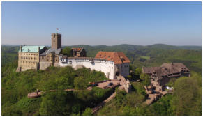 Vorschlag: Deutschlands geografischer Mittelpunkt soll die Wartburg in Eisenach sein!