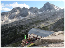 Blick von Oben auf die Knorrhtte