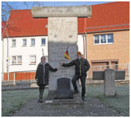 Symbolischer Mittelpunktsort in Silberhausen