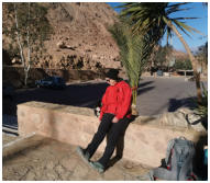Startklar! Die Wanderung beginnt im Katharinenkloster