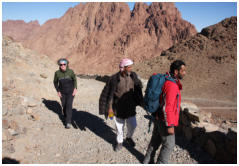 Auf gutem Pfad geht�s langsam bergan