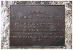 Tafel auf dem Stein