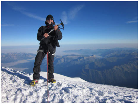 Der hchste Alpengipfel ist erklommen