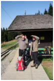 Thomas und Erich starten in Mont Lachat