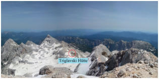Rckblick zur Triglavski-Htte